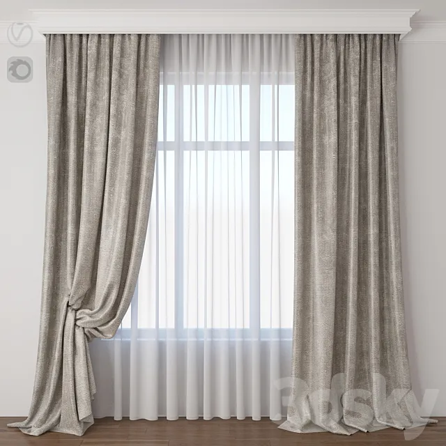 Curtain 3DModel Curtain 3DModel