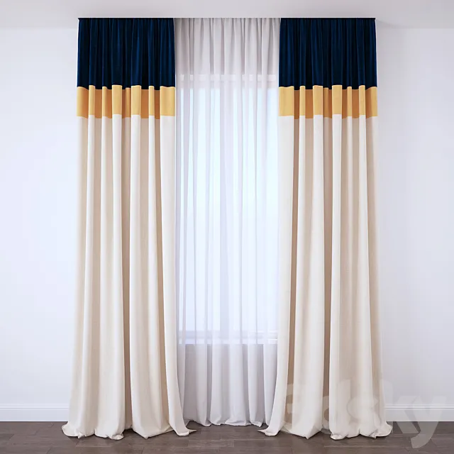 Curtain 3DModel Curtain 3DModel