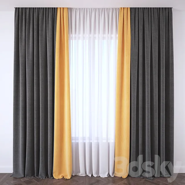 Curtain 3DModel Curtain 3DModel