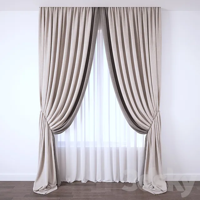 Curtain 3DModel Curtain 3DModel