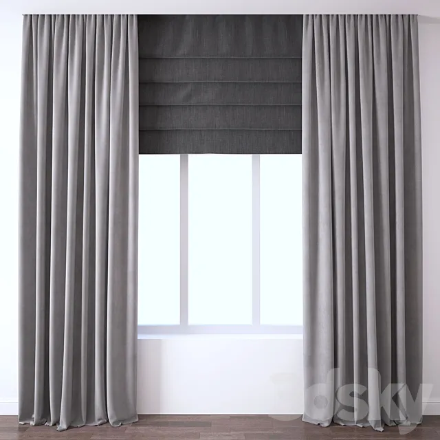 Curtain 3DModel Curtain 3DModel