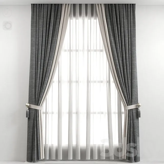 Curtain 3DModel Curtain 3DModel