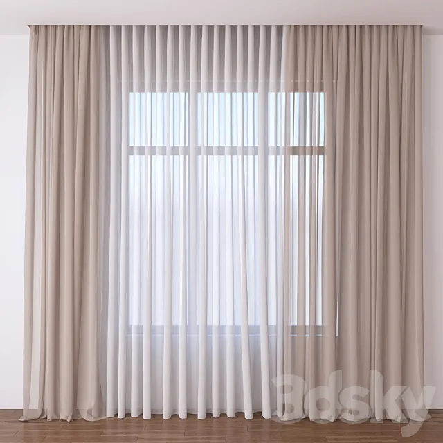 Curtain 3DModel Curtain 3DModel