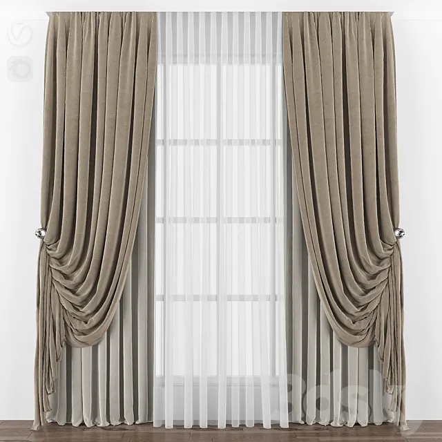 Curtain 3DModel Curtain 3DModel