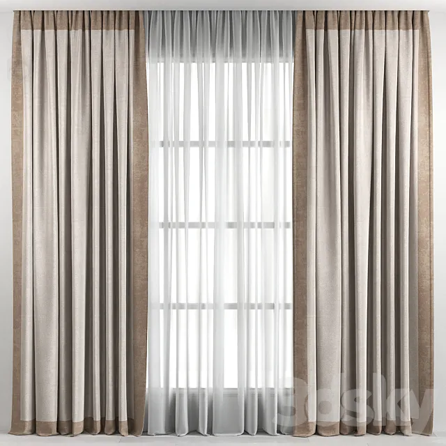Curtain 3DModel Curtain 3DModel