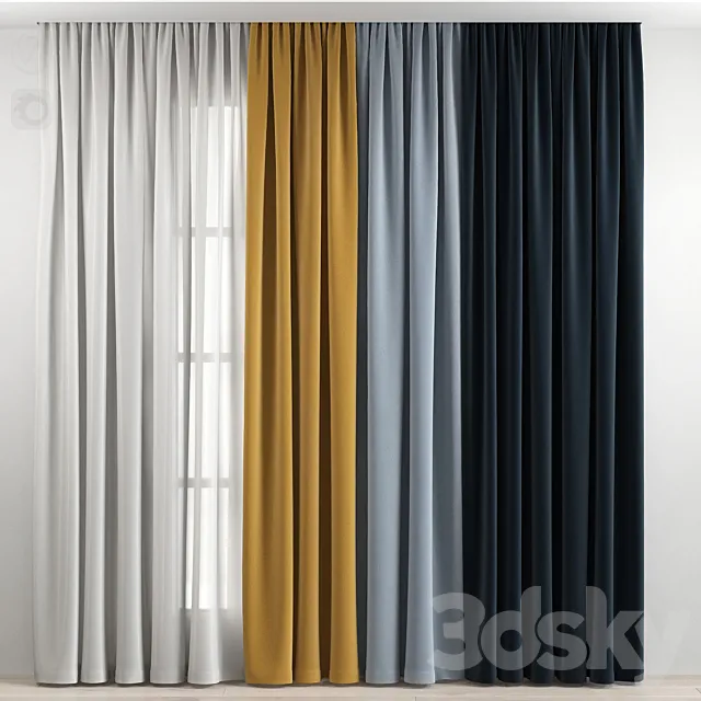 Curtain 3DModel Curtain 3DModel