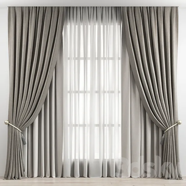 Curtain 3DModel Curtain 3DModel