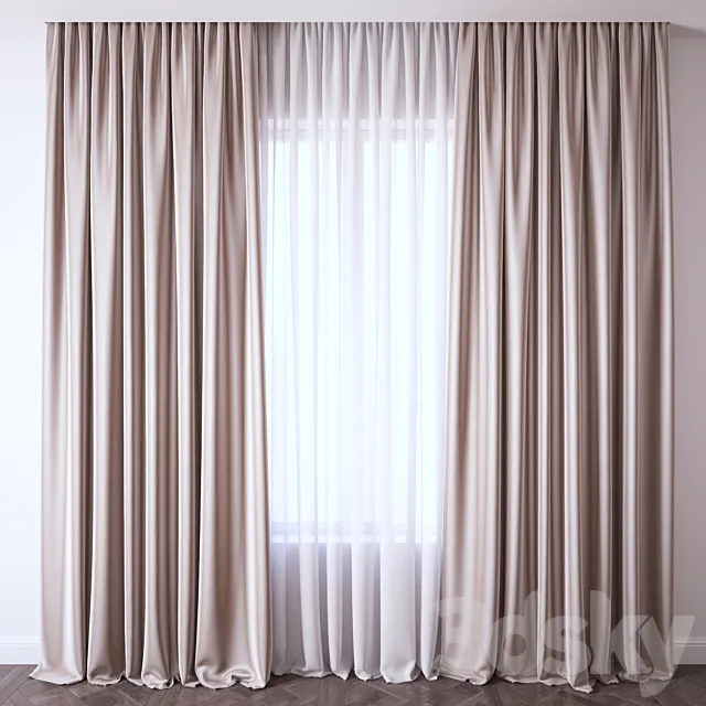 Curtain 3DModel Curtain 3DModel