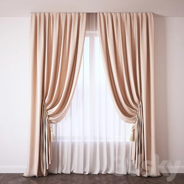 Curtain 3DModel Curtain 3DModel