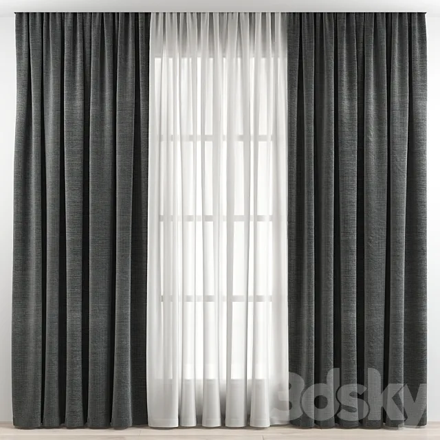 Curtain 3DModel Curtain 3DModel