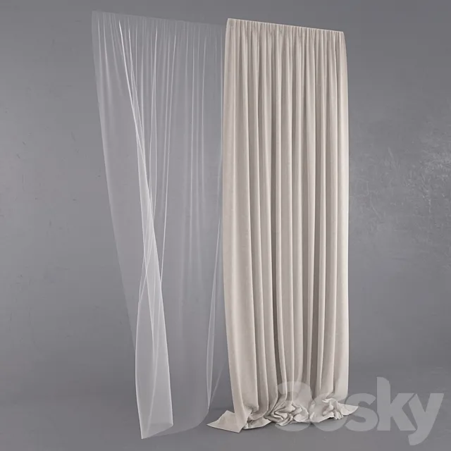 curtain 3DModel