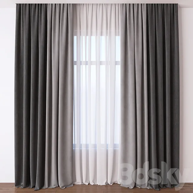 Curtain 3DModel Curtain 3DModel