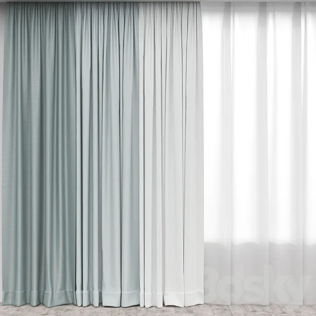 Curtain 4 3D Model Curtain 4 3D Model