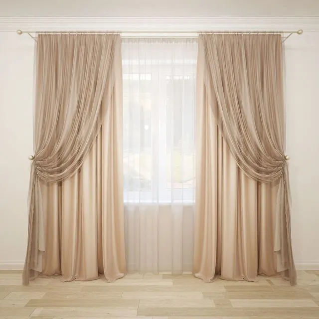 Curtain-4 3D Model