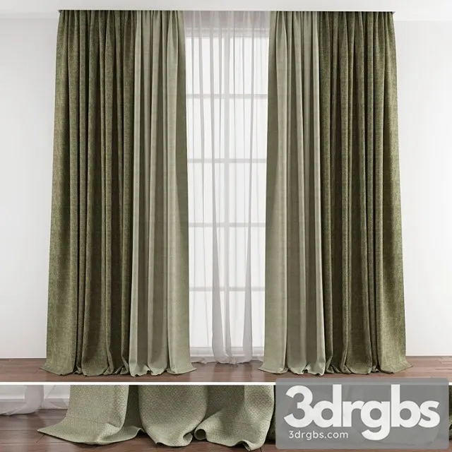 Curtain 400 3D Model Download
