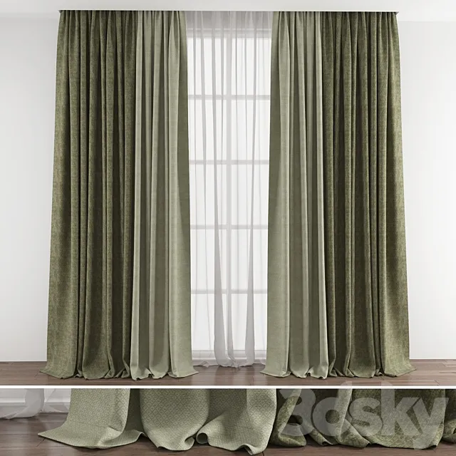 Curtain 400 3DModel Curtain 400 3DModel