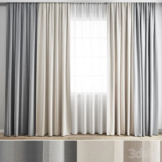 Curtain 406 3D Model Curtain 406 3D Model