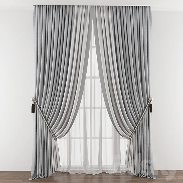 Curtain 408 3D Model Curtain 408 3D Model