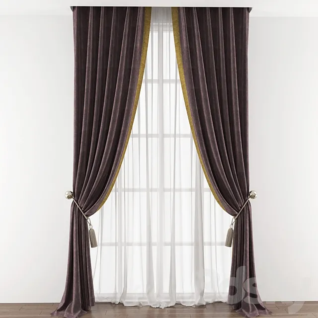 Curtain 409 3D Model Curtain 409 3D Model