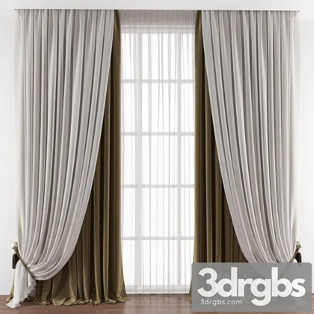Curtain 412 3D Model Download