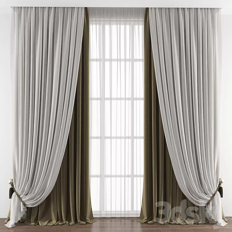 Curtain 412 3D Model Curtain 412 3D Model