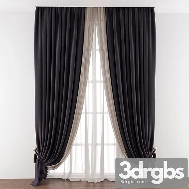 Curtain 413 1 3D Model Download