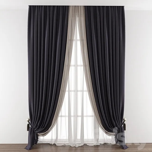 Curtain 413 3D Model Curtain 413 3D Model