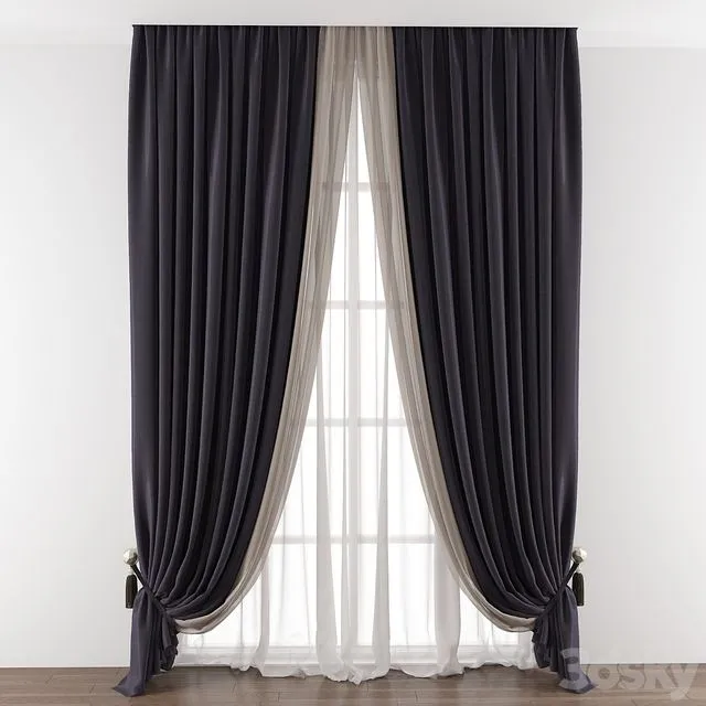 Curtain 413 3D Model Curtain 413 3D Model
