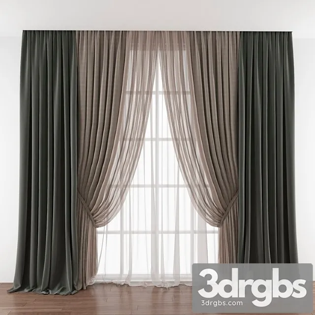Curtain 415 3D Model Download