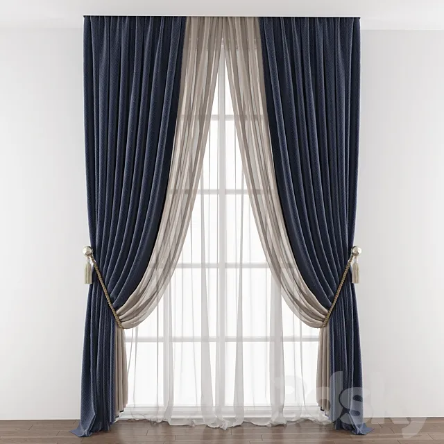 Curtain 416 3D Model Curtain 416 3D Model