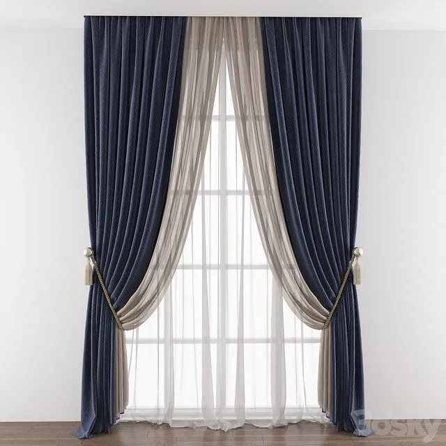 Curtain 416 3D Model Curtain 416 3D Model