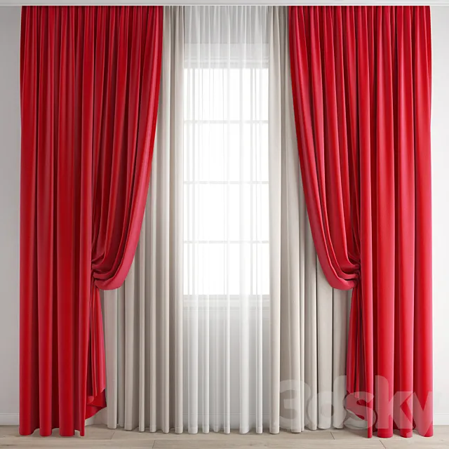 Curtain 419 3D Model
