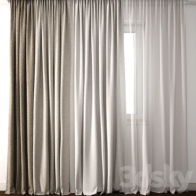 Curtain 42 3DModel Curtain 42 3DModel