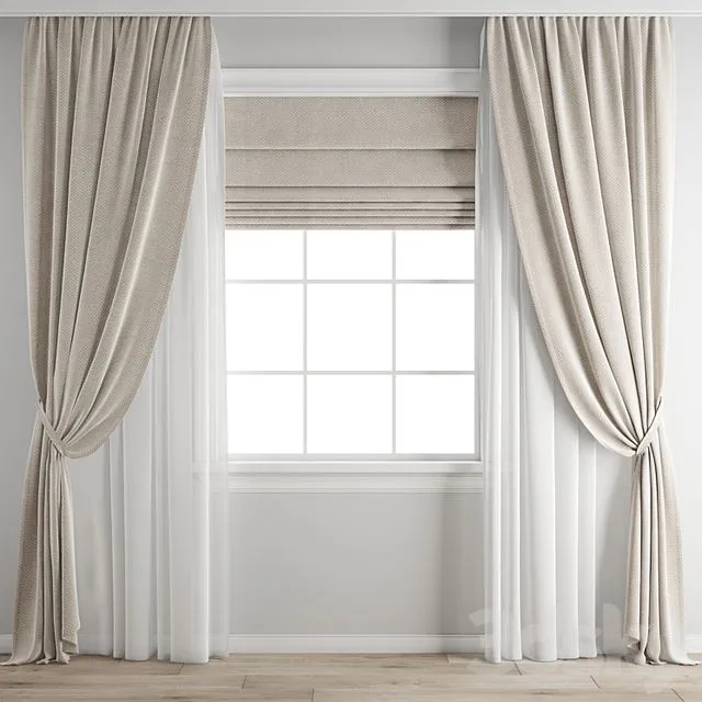 Curtain 421 3D Model Curtain 421 3D Model