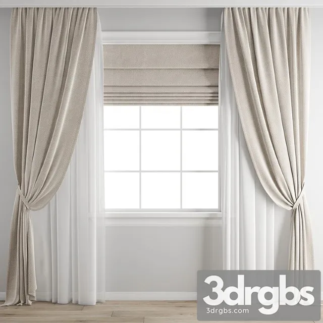 Curtain 421 3D Model Download