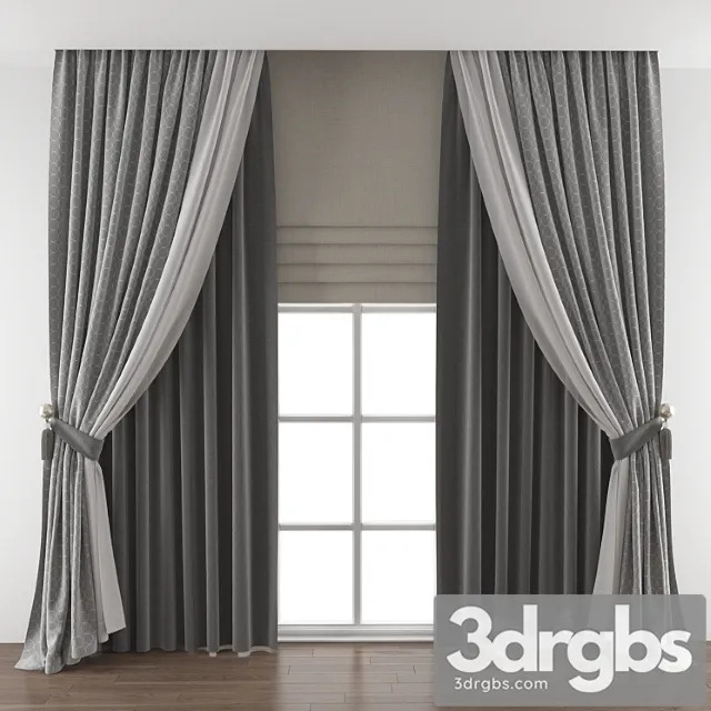 Curtain 428 3D Model Download