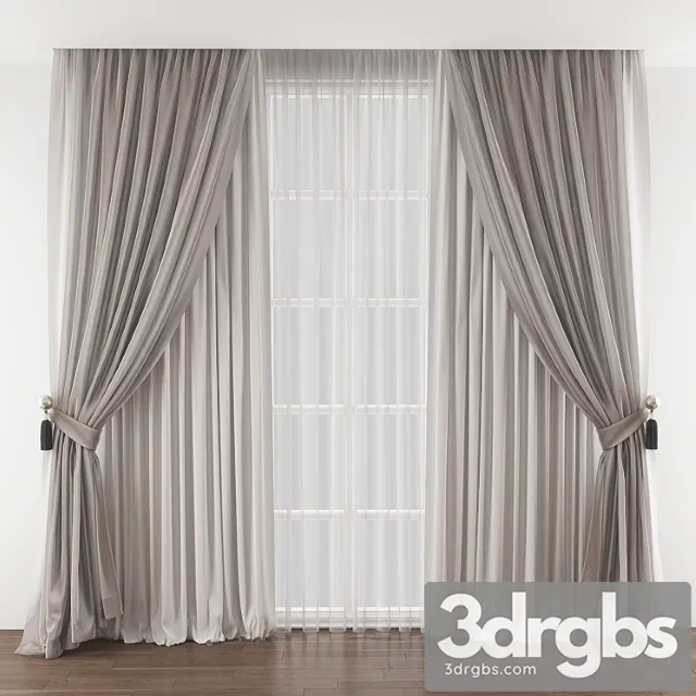 Curtain 429 2 3D Model Download