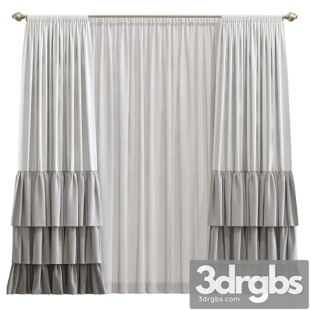 Curtain 43 8 3D Model Download