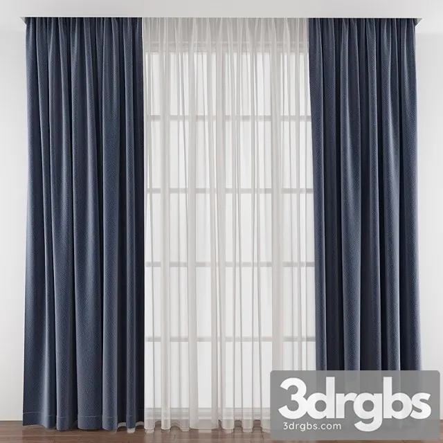Curtain 436 3D Model Download