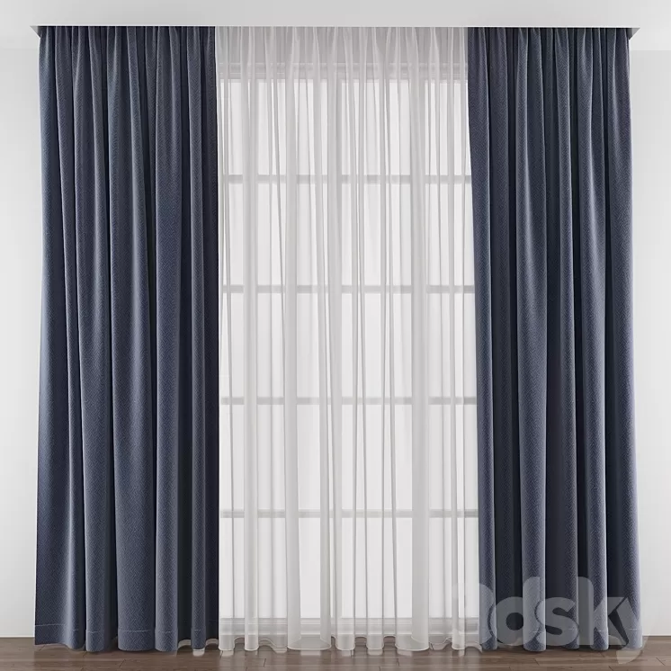 Curtain 436 3D Model Curtain 436 3D Model