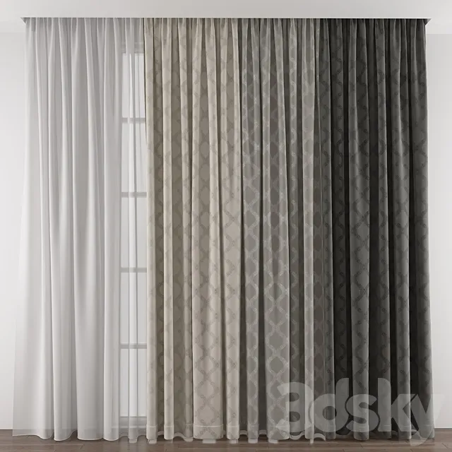 Curtain 438 3DModel Curtain 438 3DModel
