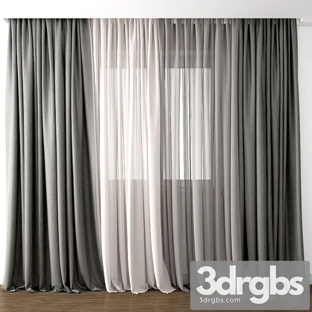 Curtain 44 3D Model Download