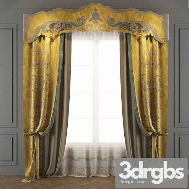 Curtain 440 3D Model Download