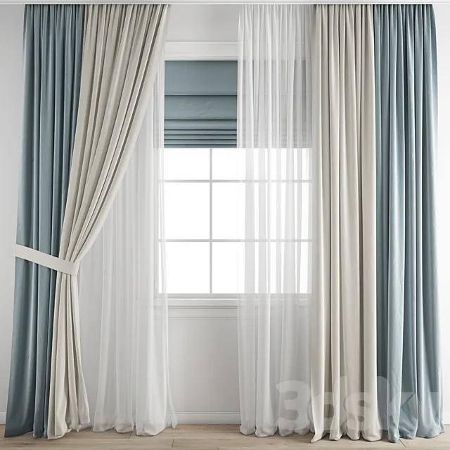 Curtain 447 3D Model