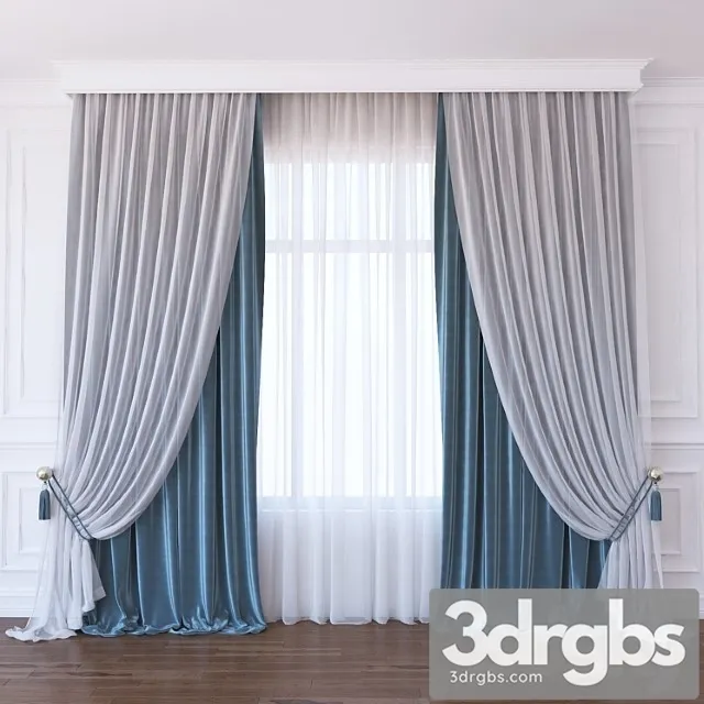 Curtain 457 1 3D Model Download