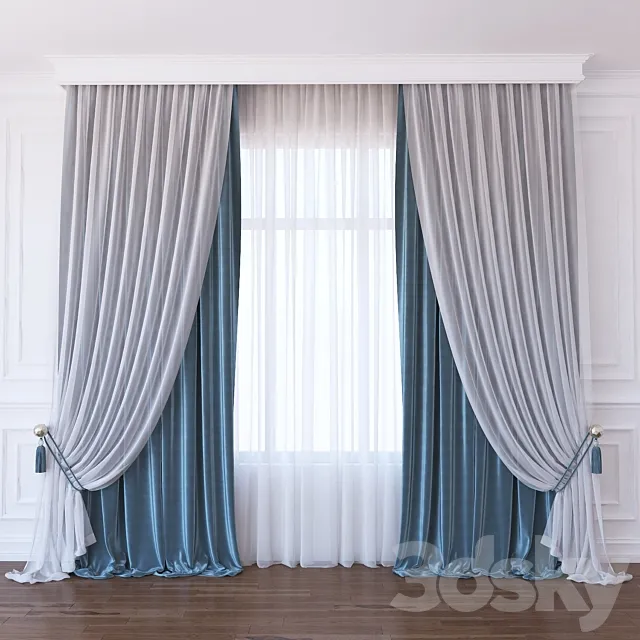 Curtain 457 3D Model Curtain 457 3D Model