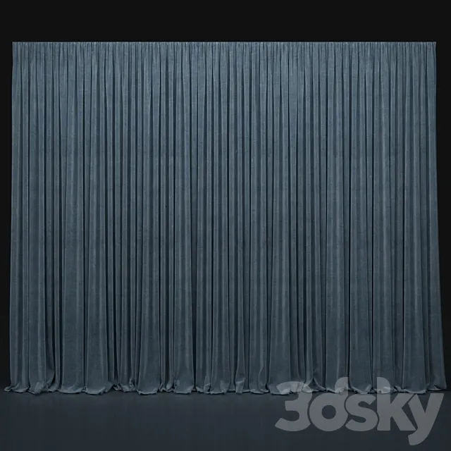Curtain 458 3D Model Curtain 458 3D Model