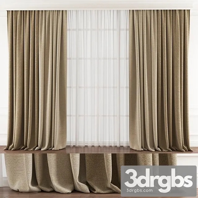Curtain 461 3D Model Download