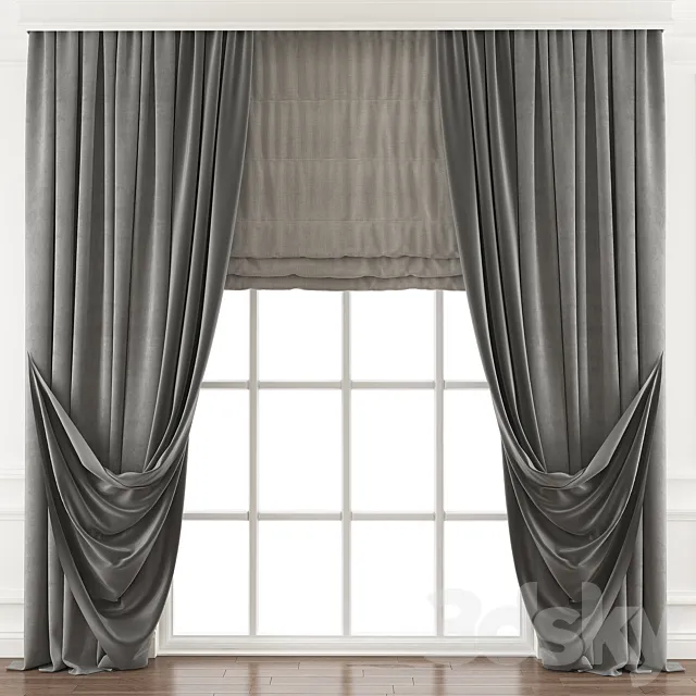 Curtain 467 3D Model Curtain 467 3D Model