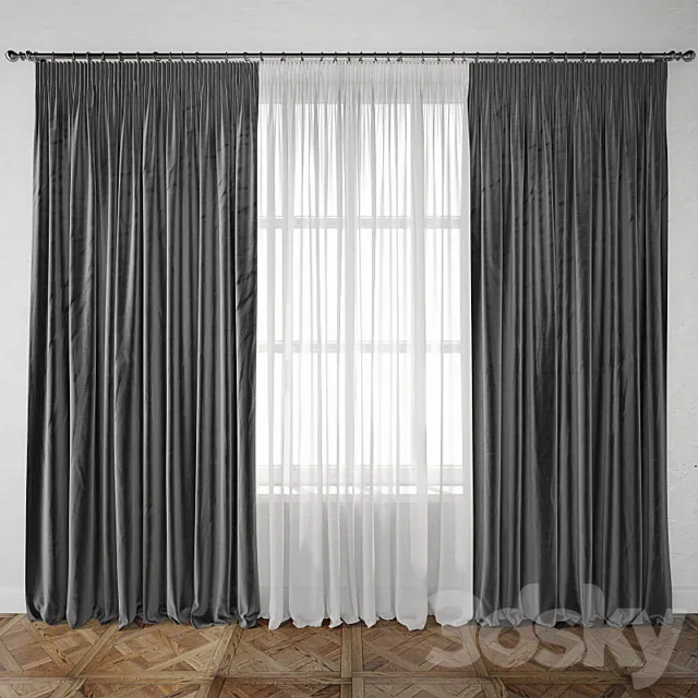 Curtain 47 3D Model